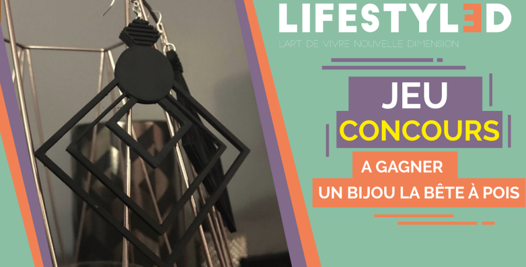 Lifestyl3d vous fait gagner un bijou « La Bête à Pois » 3D printed !