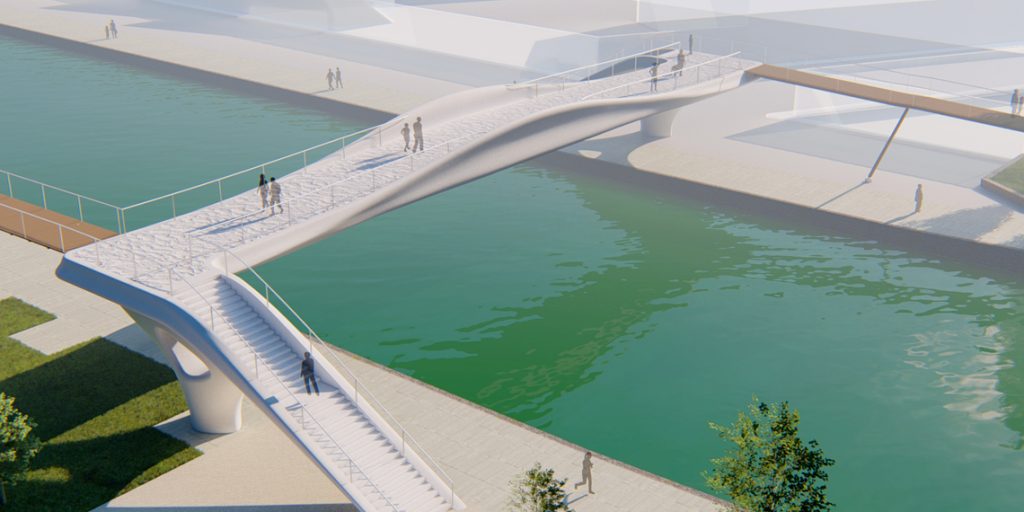 Le plus grand pont imprimé en 3D sera construit à Aubervilliers pour les JO de 2024