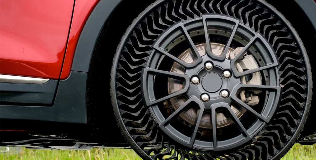 Michelin nous présente Uptis, le pneu increvable imprimé en 3D