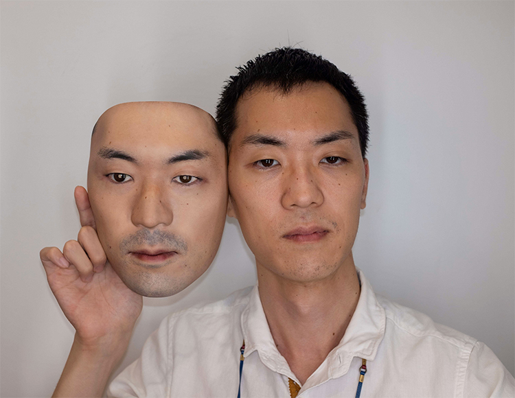 visages imprimés en 3D